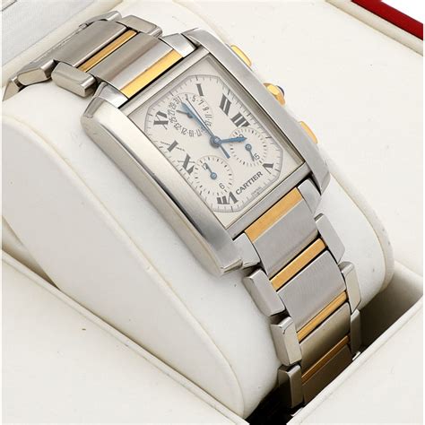 cartier tank francaise small price|cartier tank francaise chronoflex.